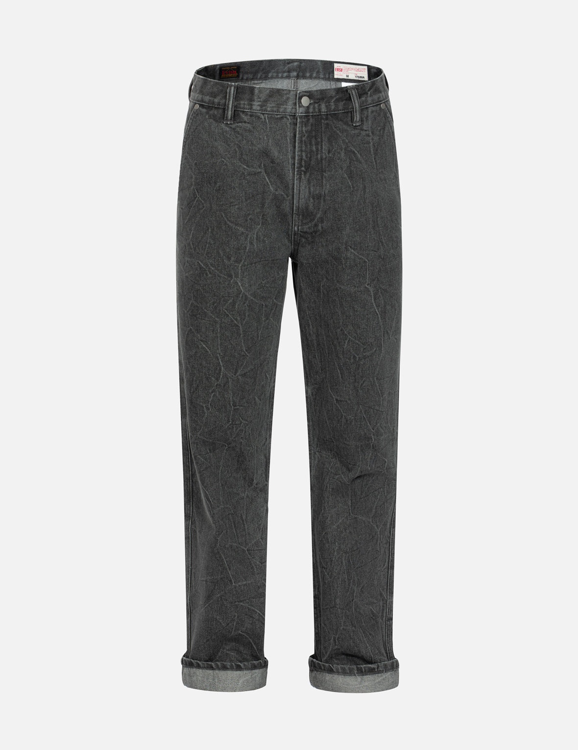 Daicock with Fringed Edges Baggy Fit Work Jeans - 2