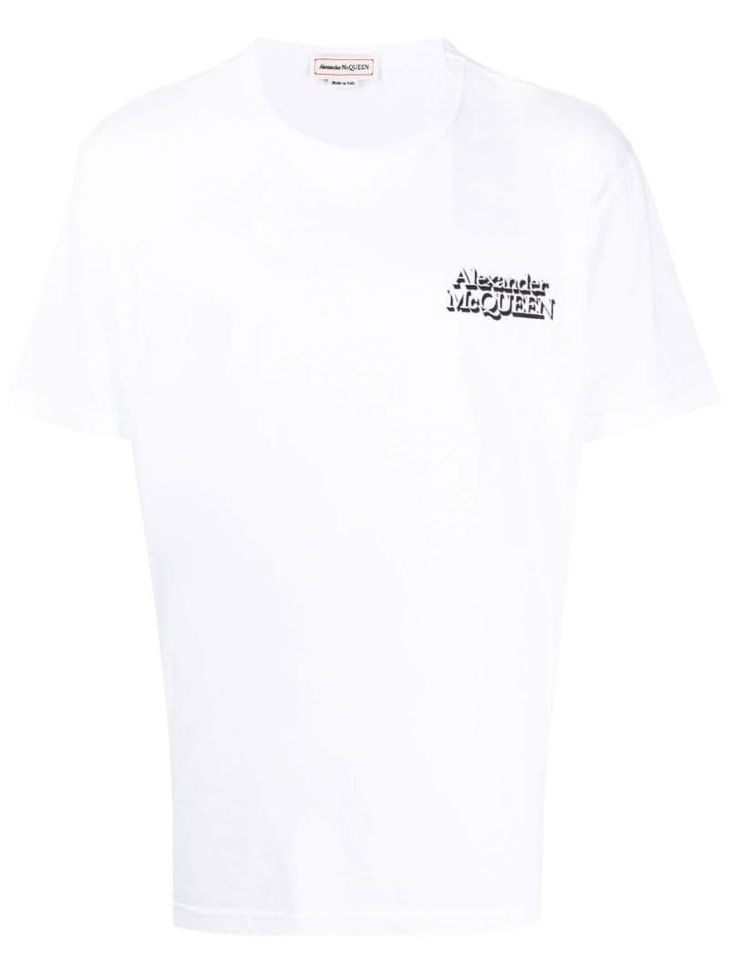 logo-print T-shirt - 1