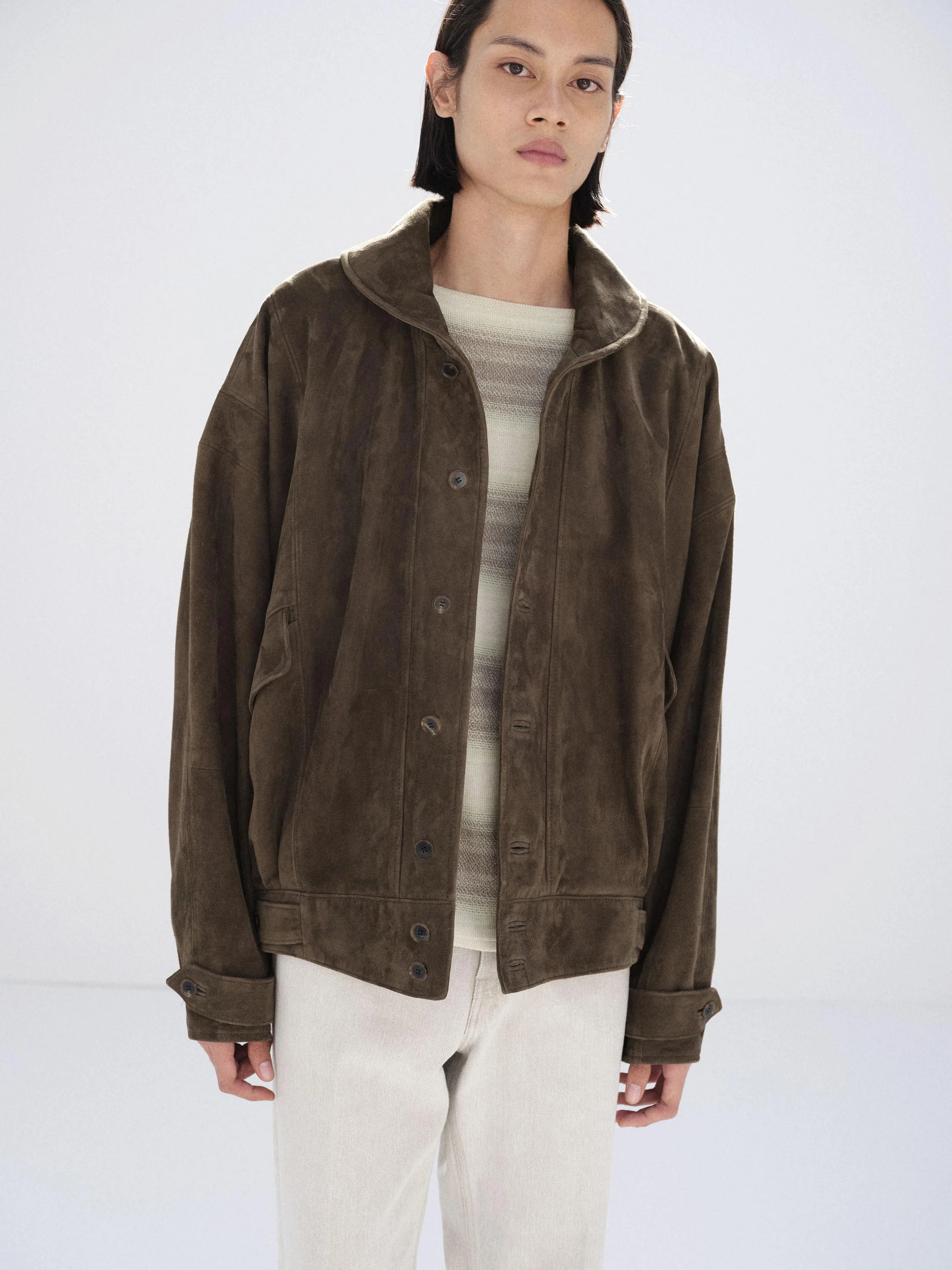 ジャケット・アウター AURALEE 26SS SILKY GRAIN SUEDE BLOUSON AURALEE SILKY GRAIN SUEDE BLOUSON - A26SB01SG#2513 | REVERSIBLE