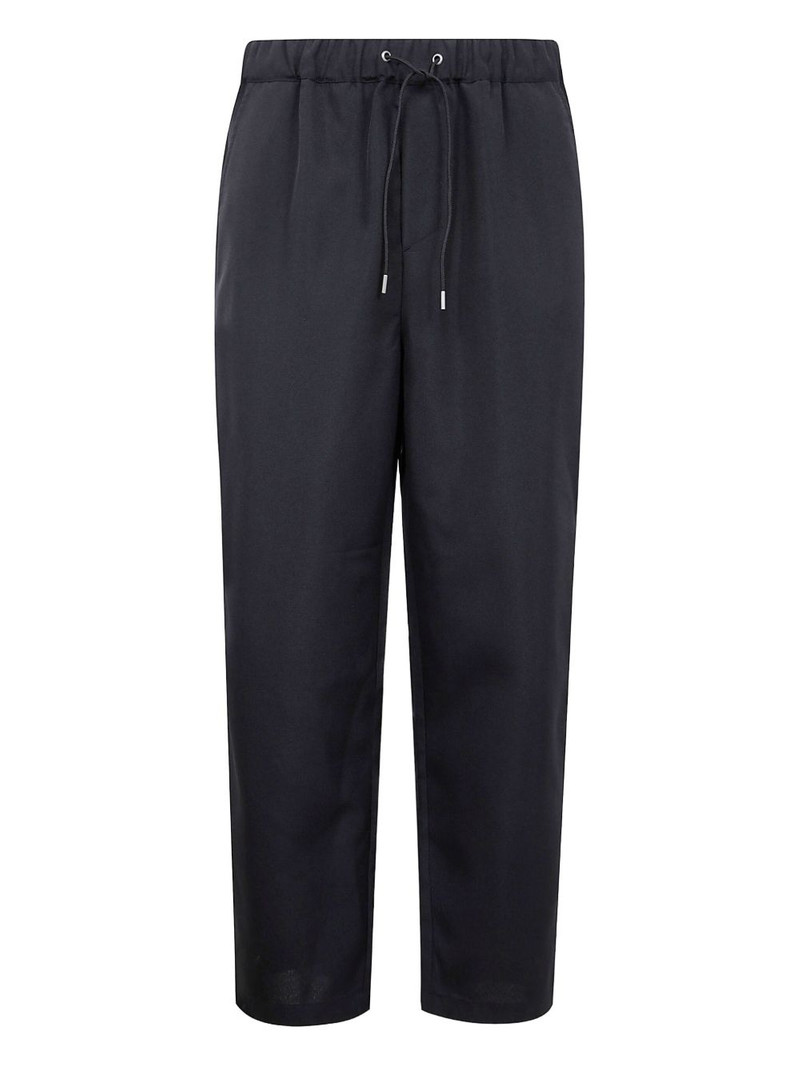 drawstring-waist trousers 1