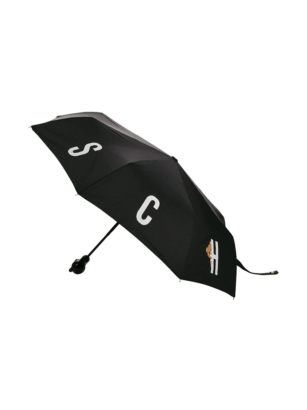 lettered logo print umbrella - 3