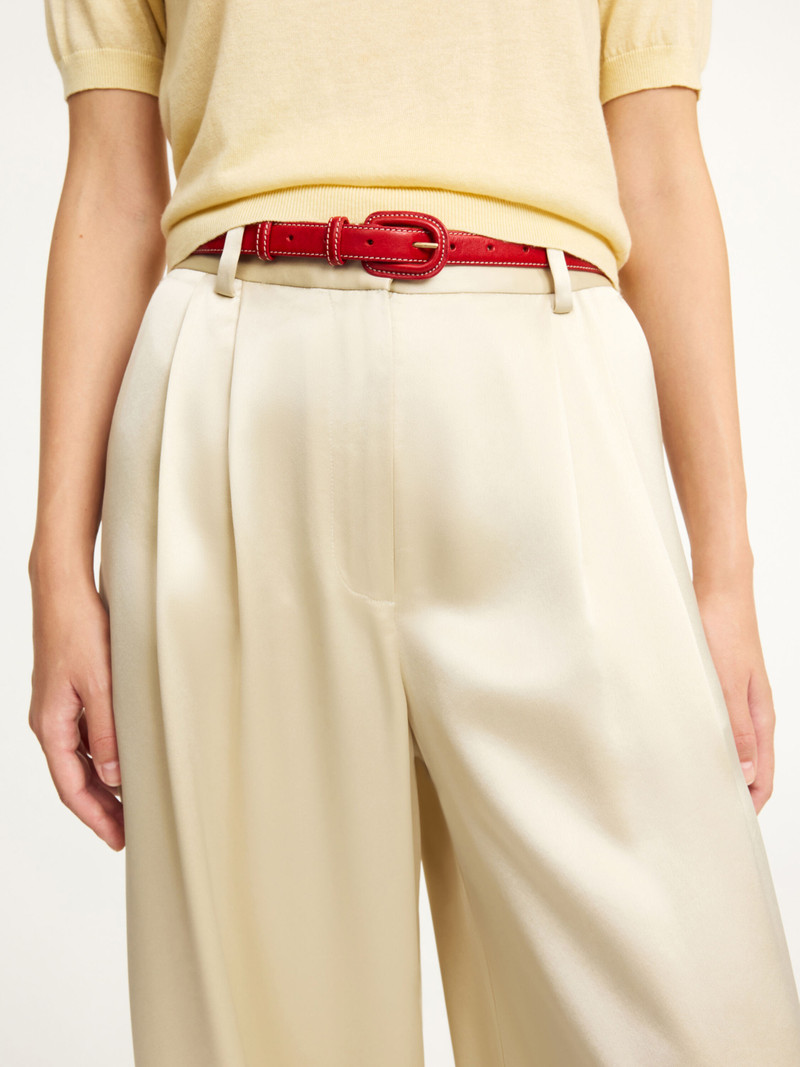 BY MALENE BIRGER Salio leather belt outlook