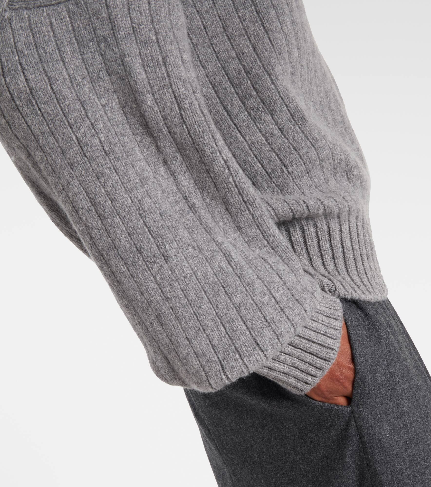 Lennox ribbed-knit cashmere sweater - 5