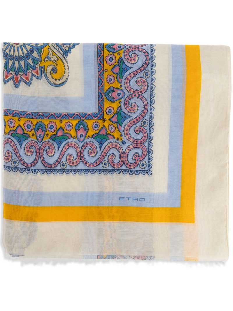 paisley-print scarf 1