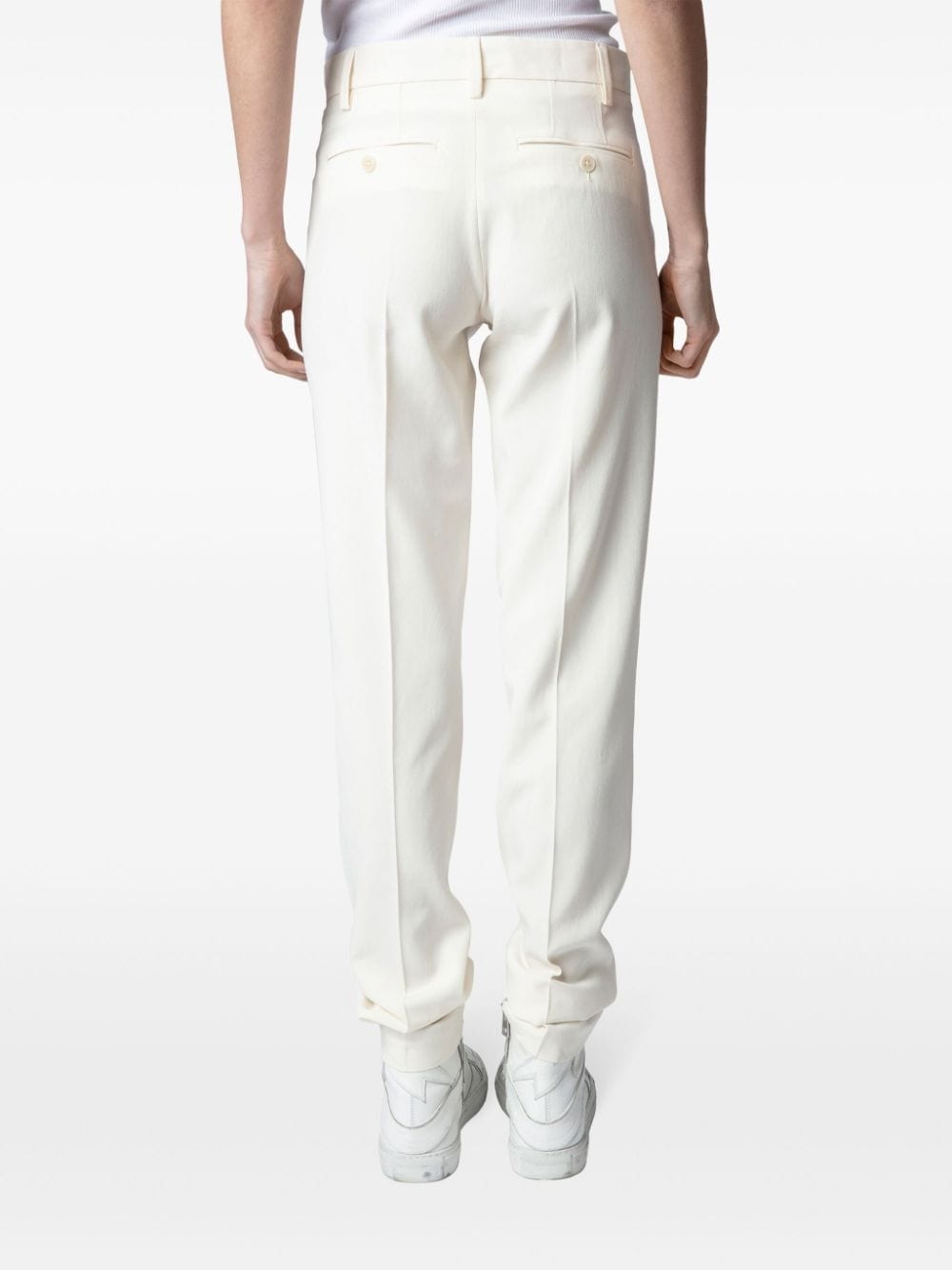 Prune tapered crepe trousers - 3