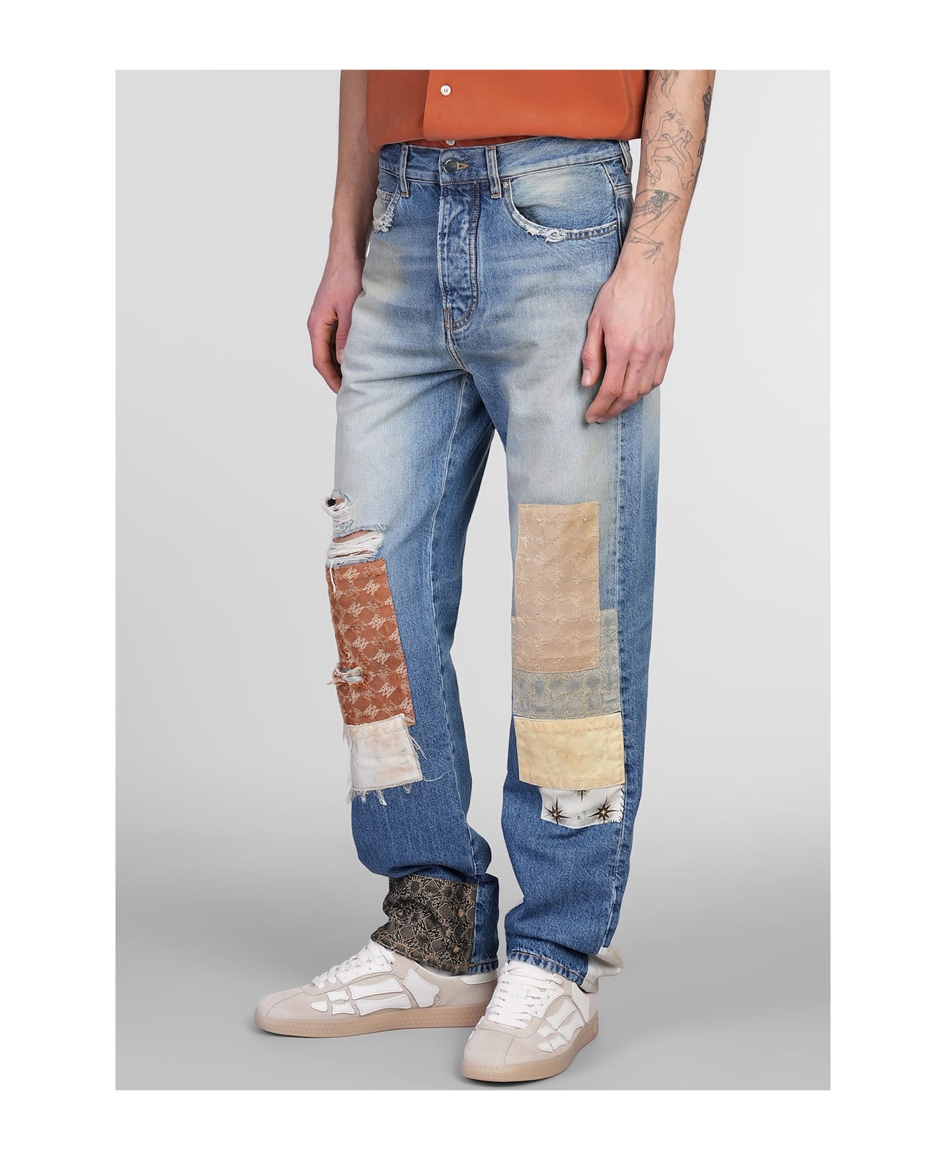 Jeans In Blue Denim - 4
