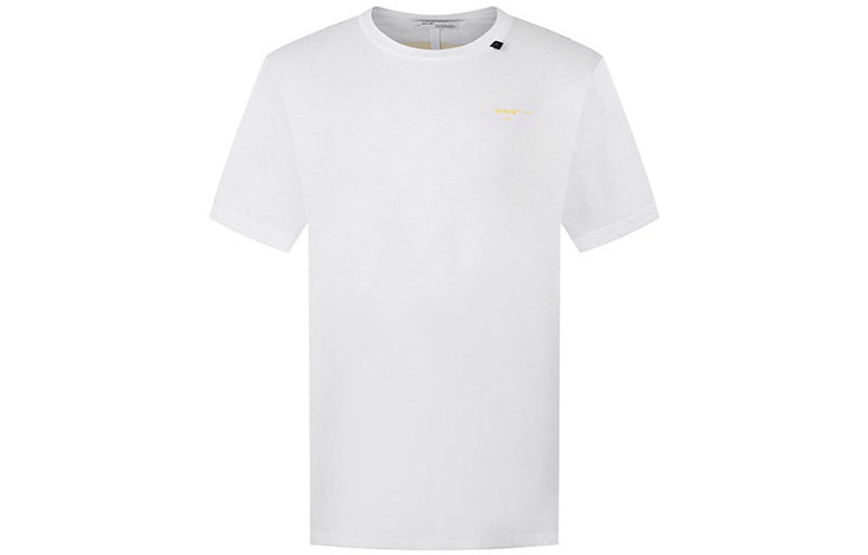 Off-White Gold Arrow Print Oversized Short-Sleeved OMAA038F191850100160 - 1