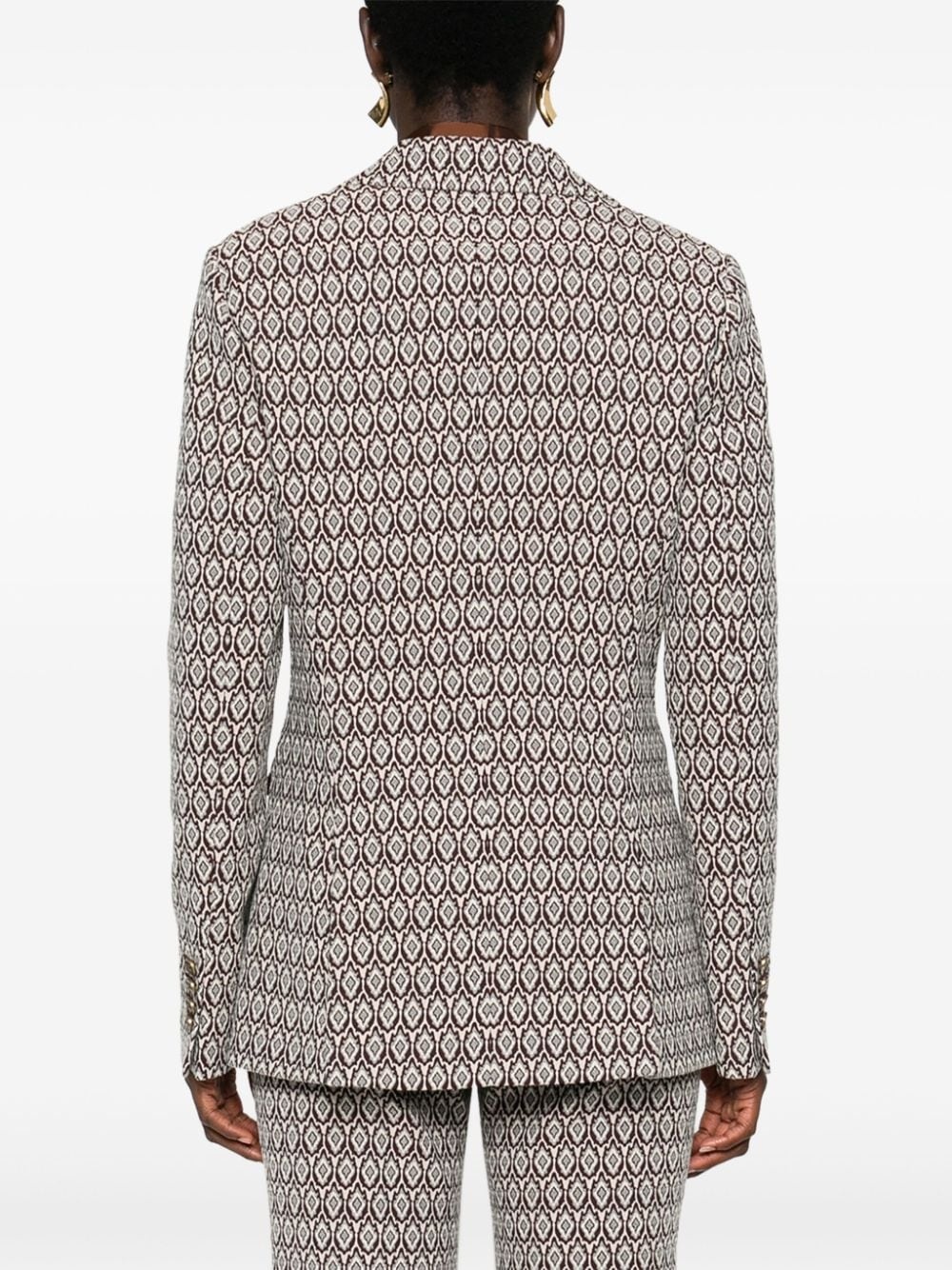 jacquard blazer - 4