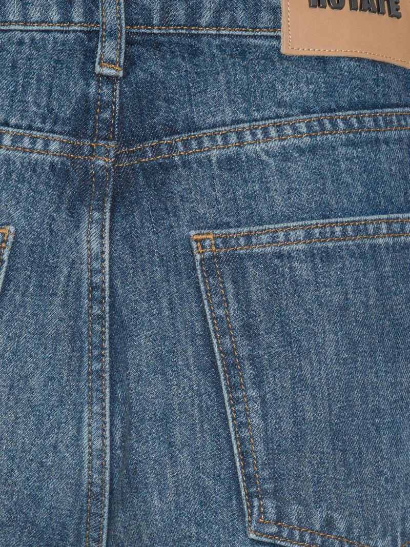 five-pocket wide-leg jeans 4