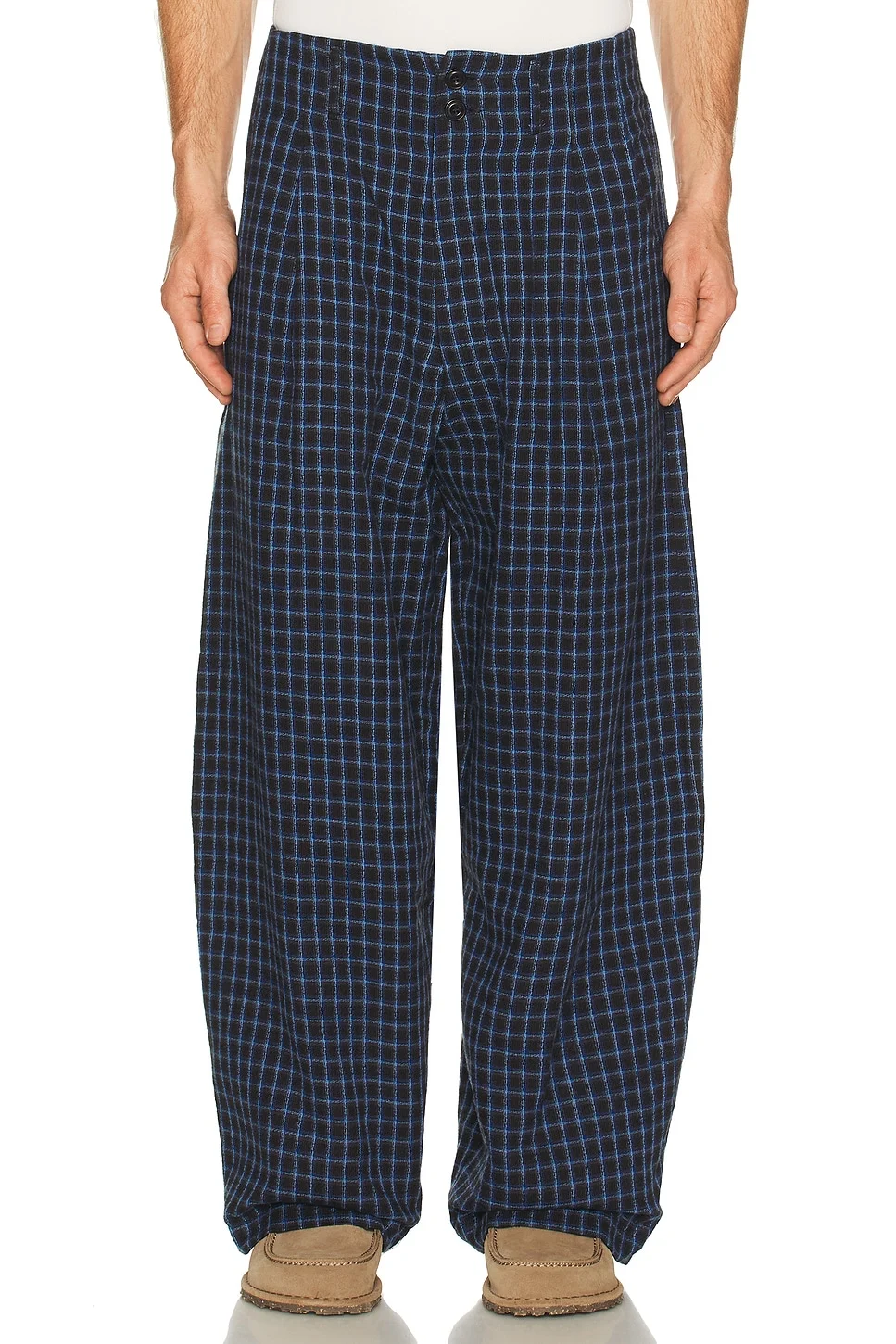 Wide Leg Pleated Trouser - 1