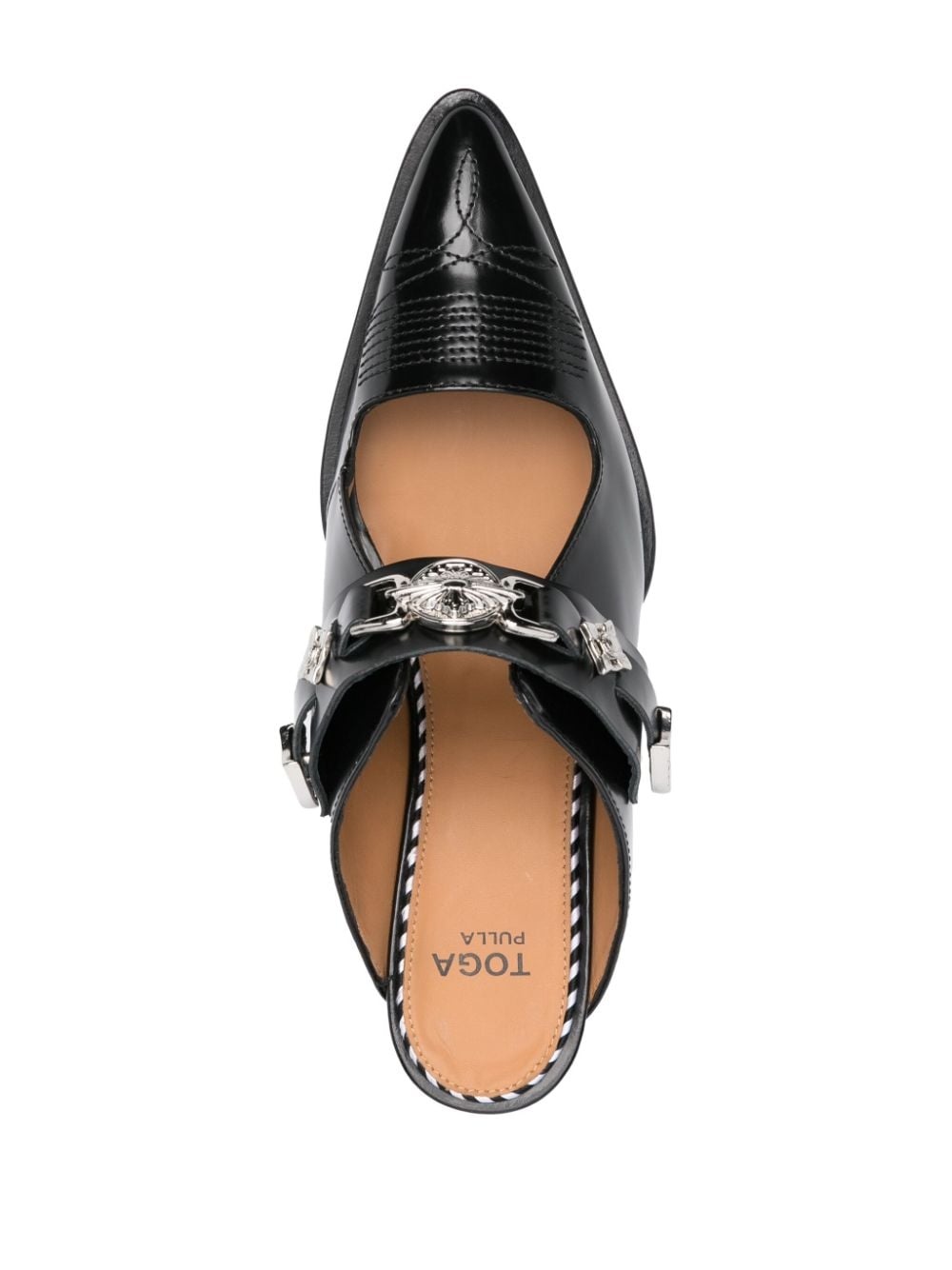 60mm embellished mules - 4