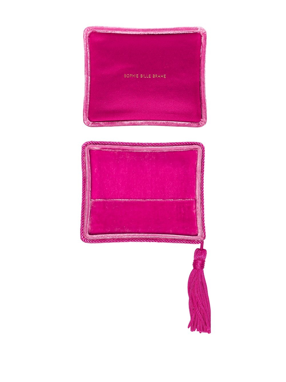 tassel-trimmed velvet case - 3