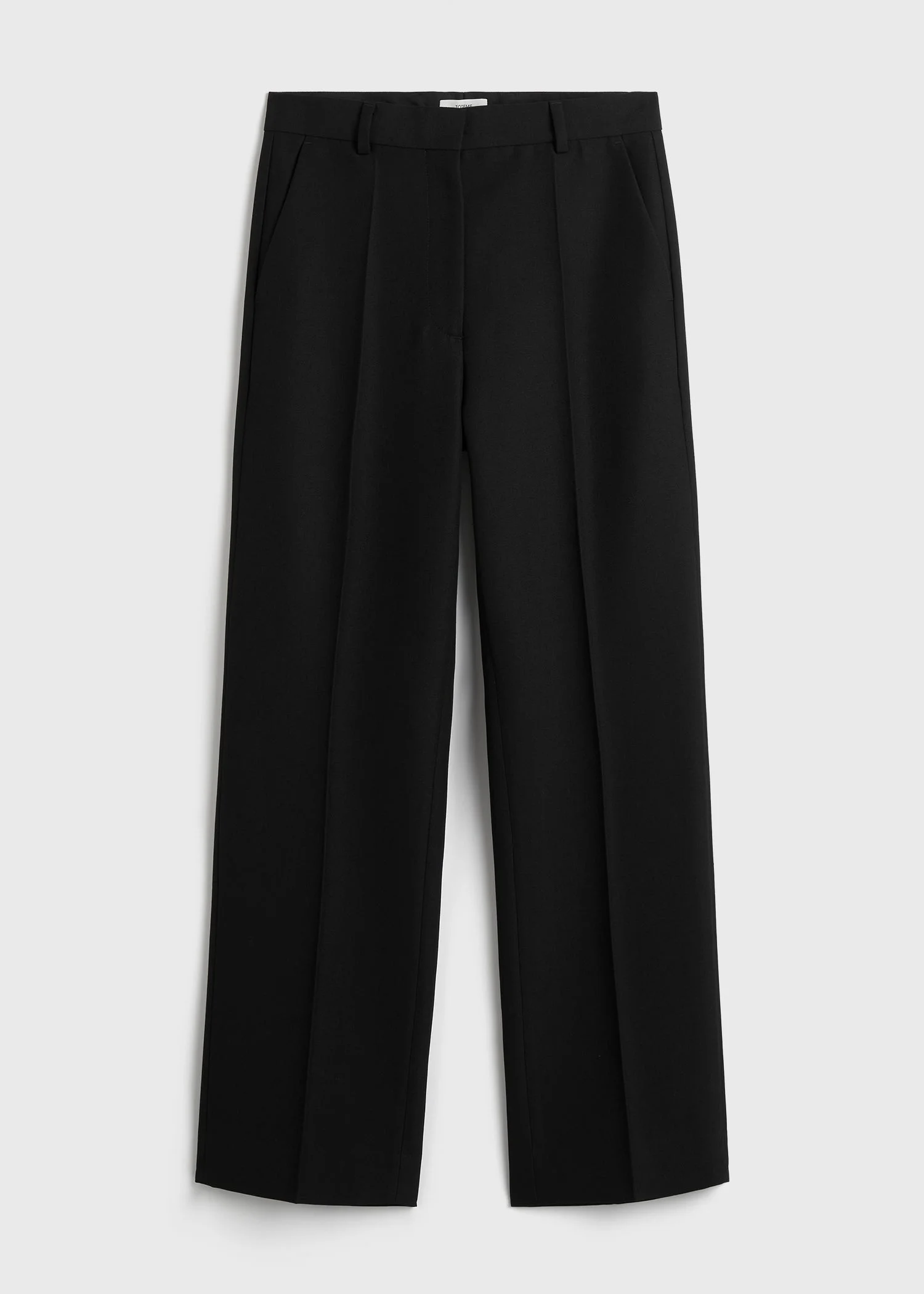 Straight suit trousers black - 1