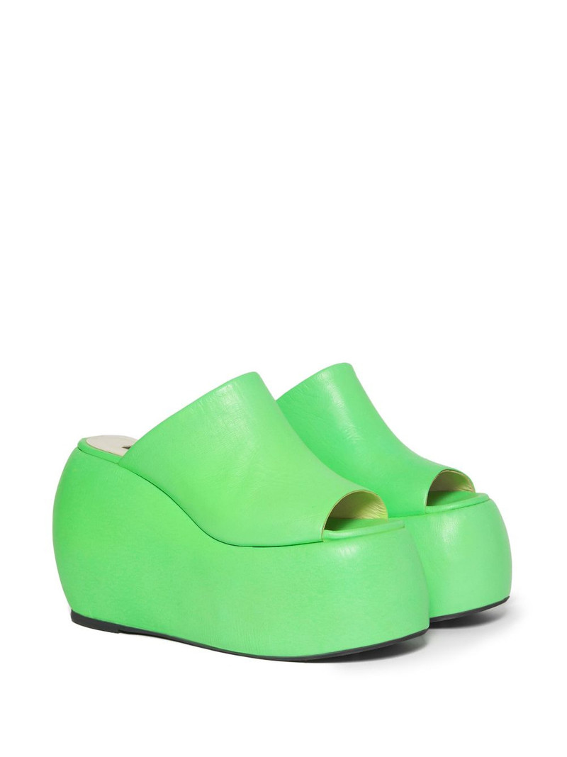 SIMONMILLER Bubble 100mm wedge sandals outlook