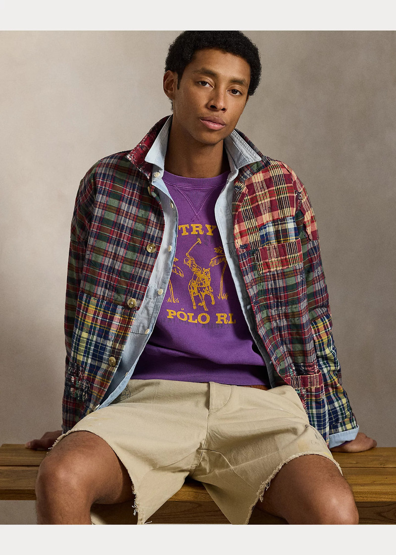 Patchwork Madras Overshirt 6