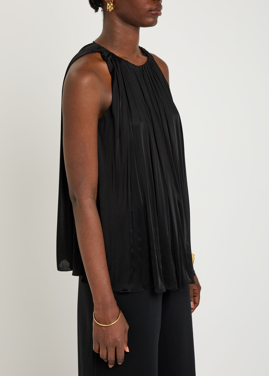 Loewe Halter Ruched Satin top - 2