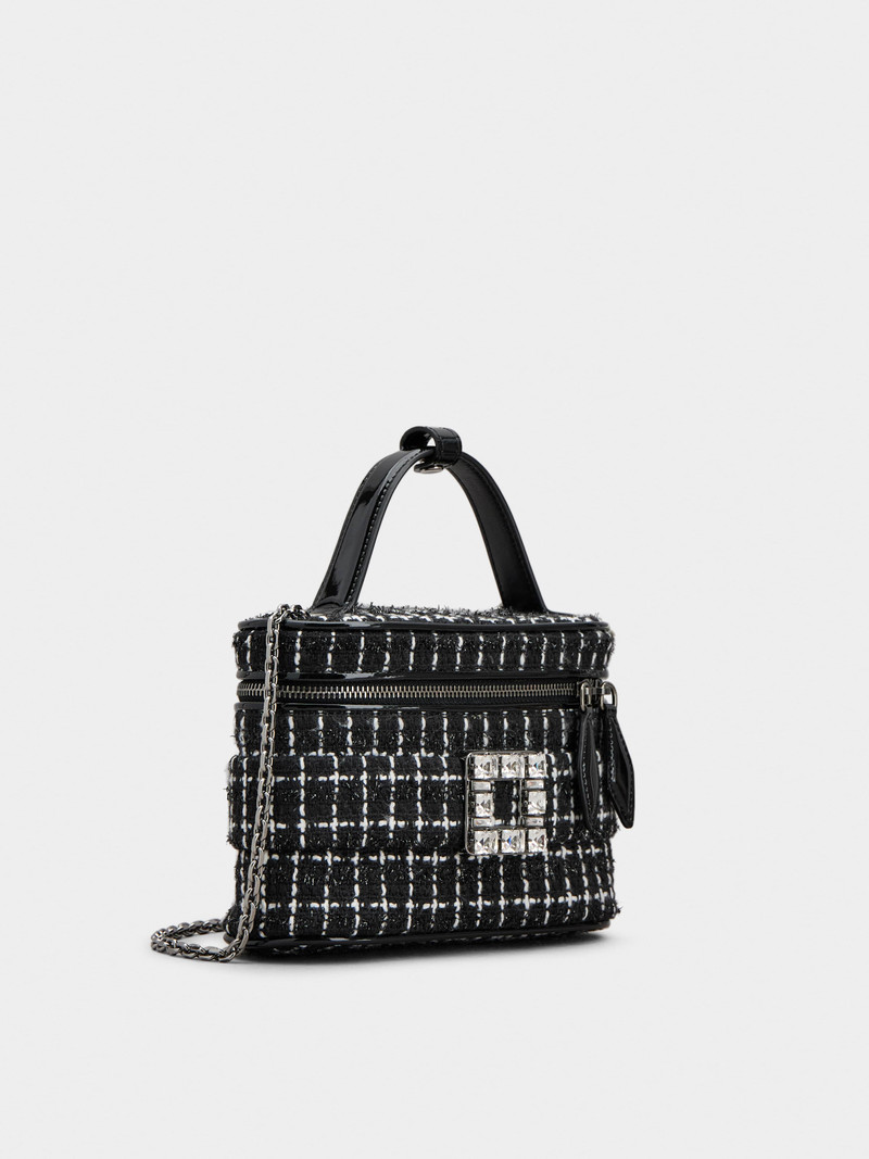 Vanity Très Vivier Micro Bag in tweed 3