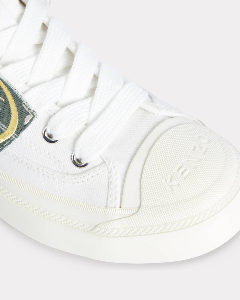 'KENZO Hoshi' high top sneakers in cotton canvas 4