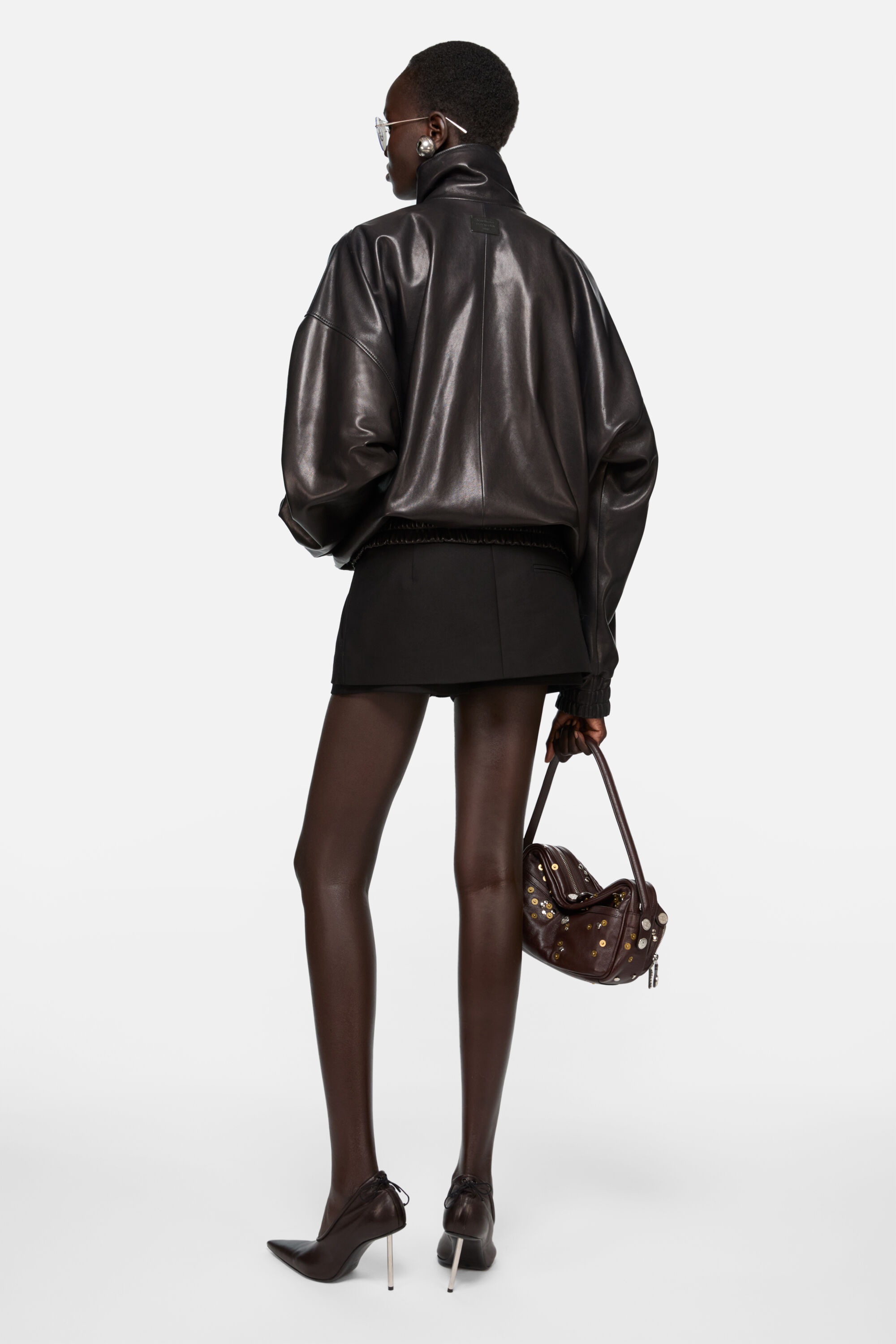 Layered miniskirt - Black - 3