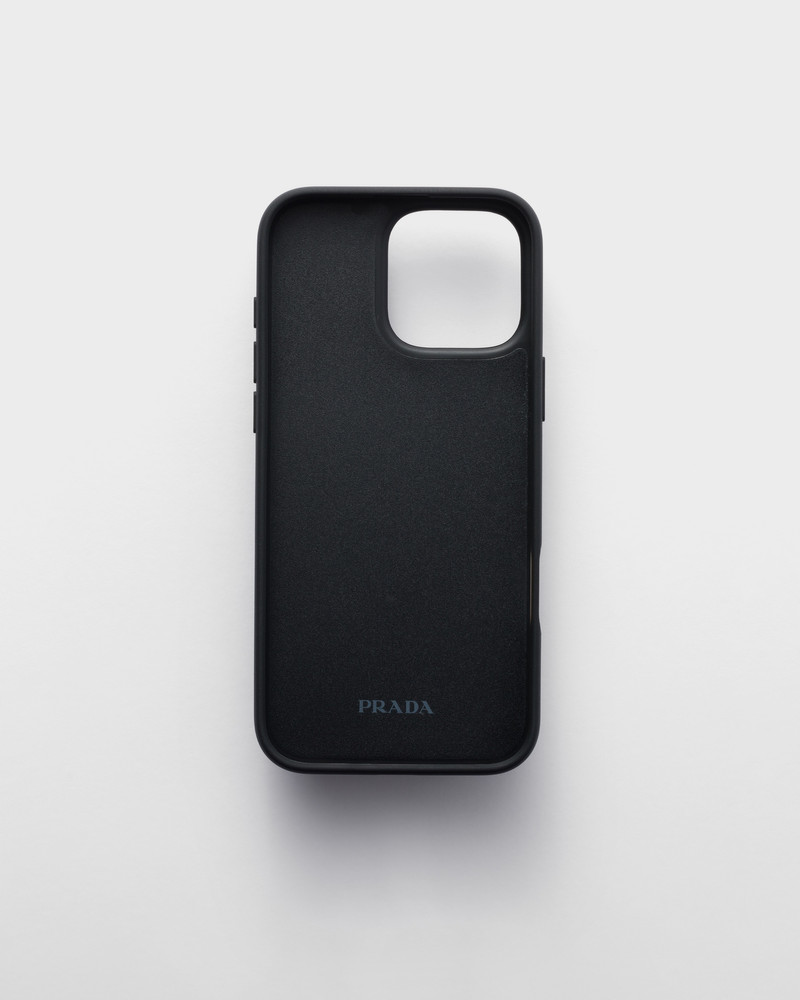 Saffiano leather case for iPhone 16 Pro Max 3