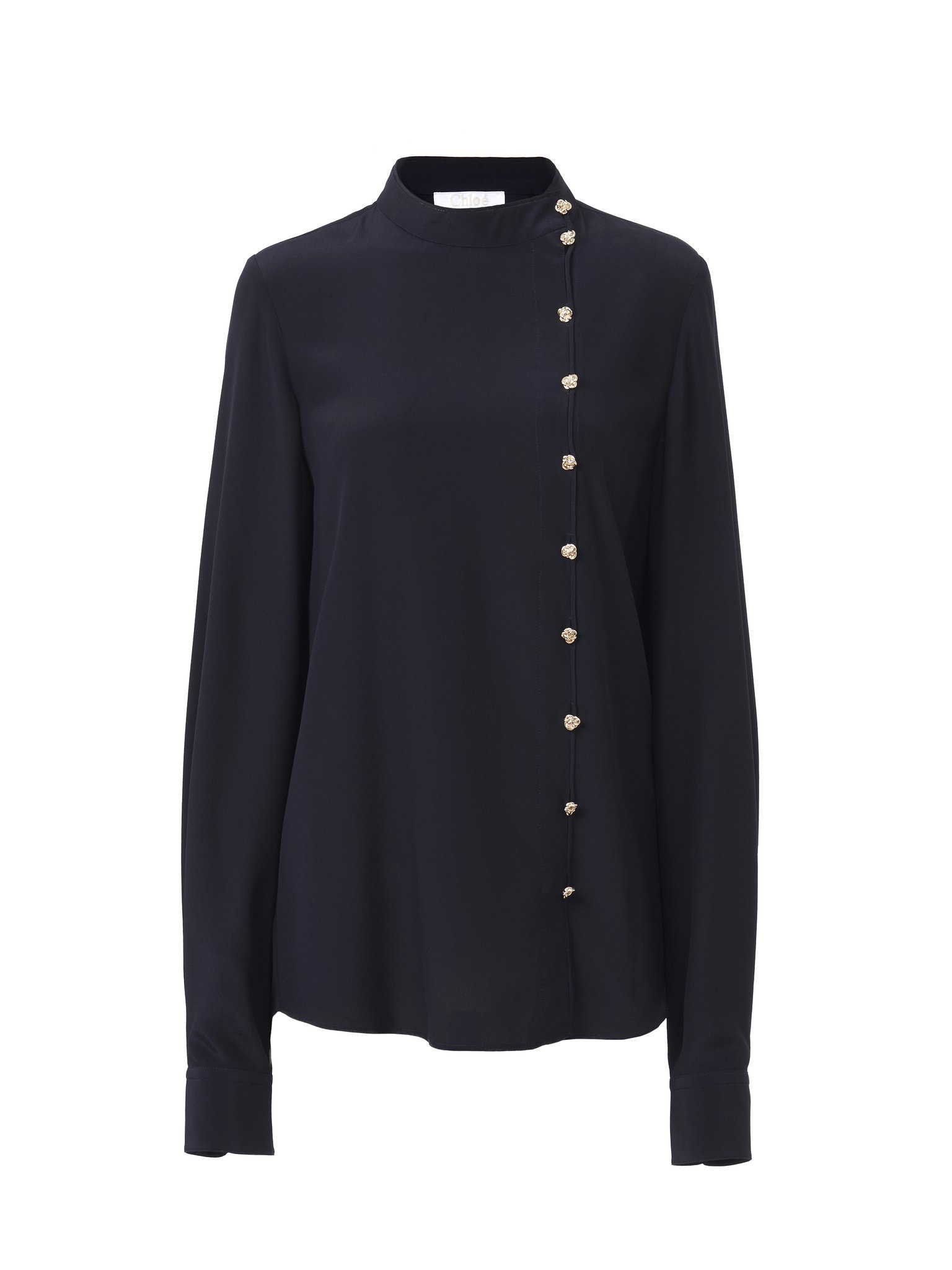 EMBELLISHED OFFICER BLOUSE - 1