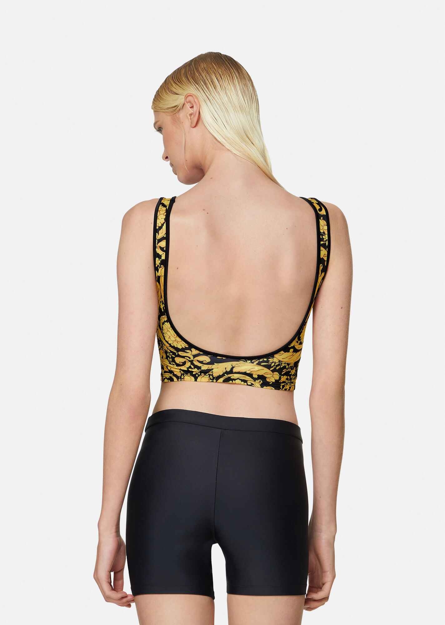 Barocco Print Bikini Top - 3