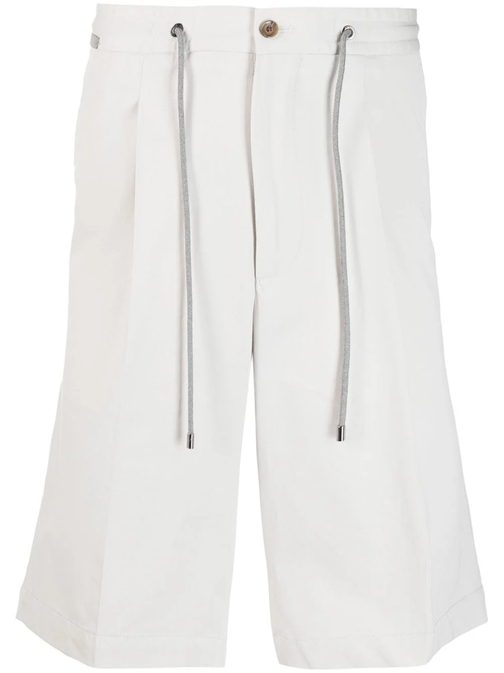 drawstring-waist chino shorts - 1