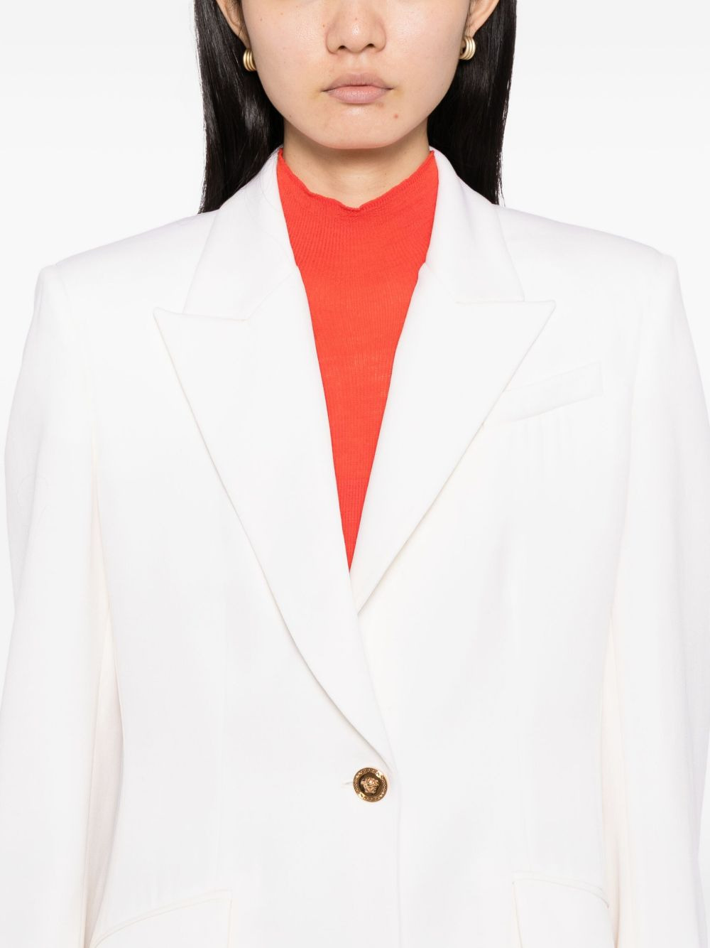 single-breasted blazer - 5