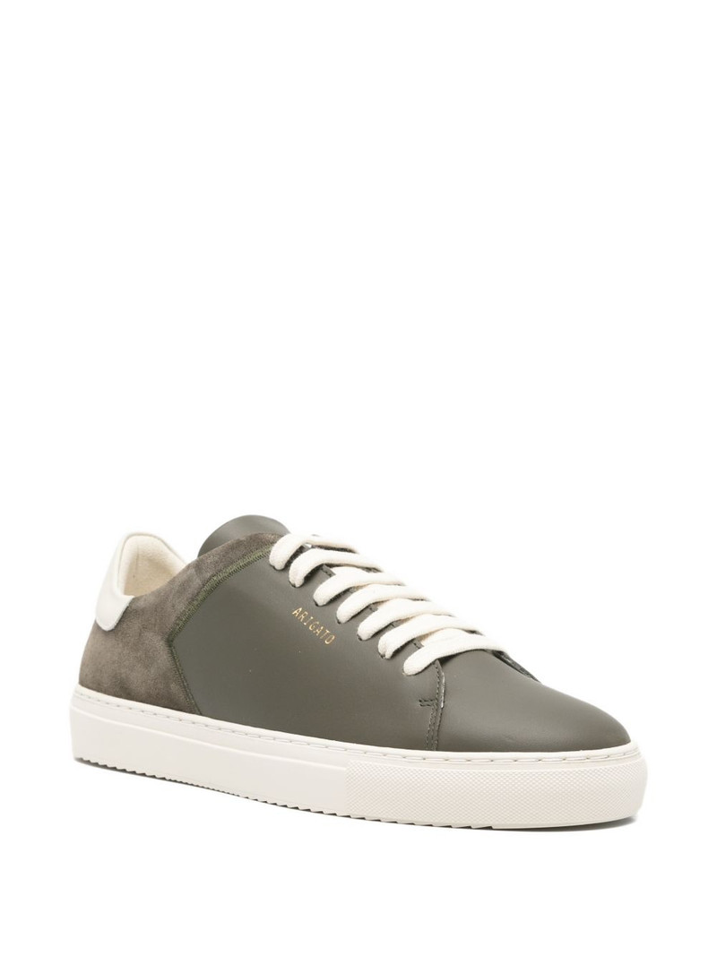 Axel Arigato Clean 90 Split suede-panel sneakers outlook