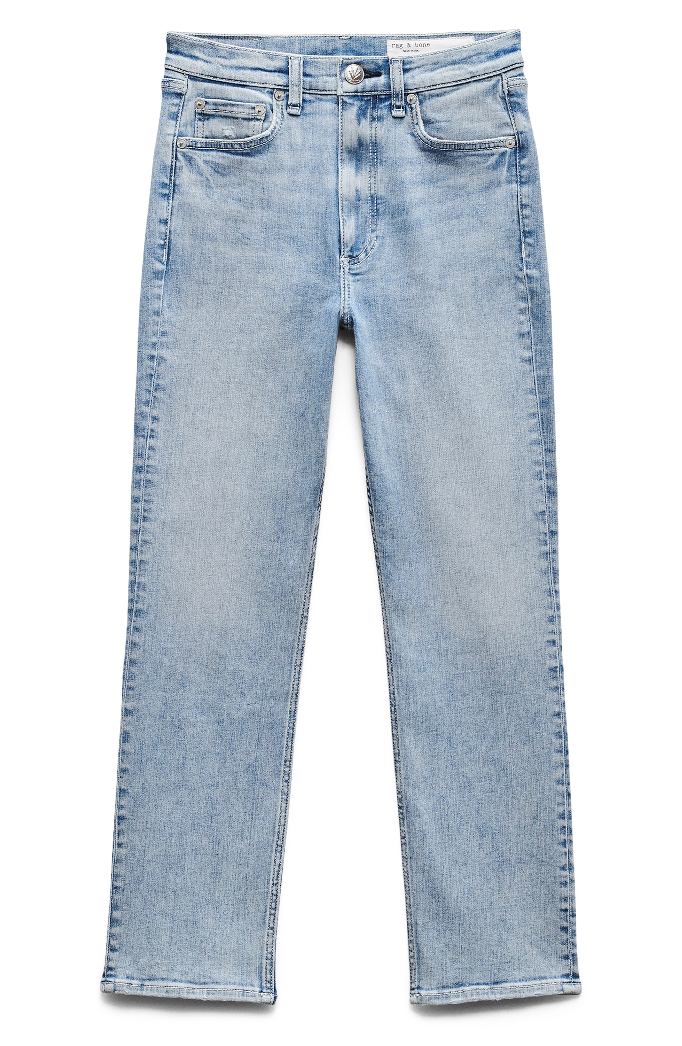 rag & bone Flexi Wren High Waist Ankle Slim Jeans in Keens at Nordstrom - 4