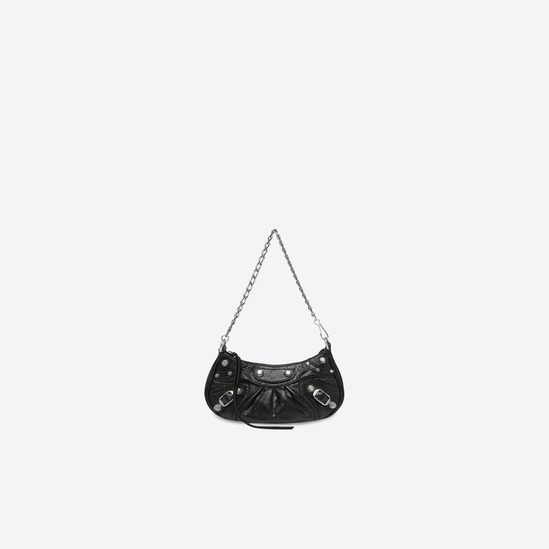 Women's Le Cagole Mini Purse With Chain in Black - 1