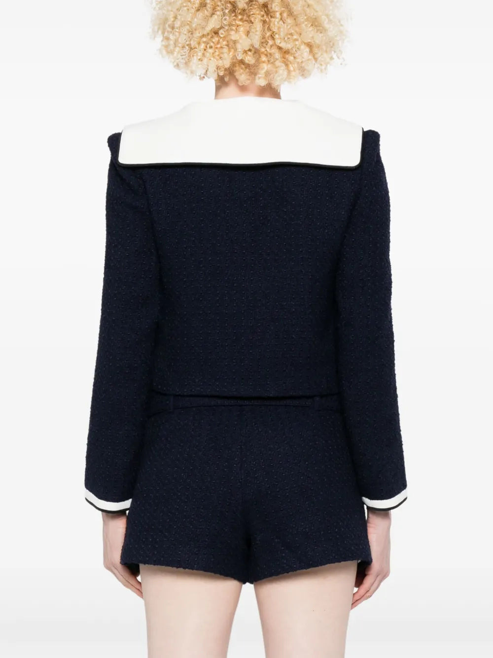 Self-Portrait Women Bouclé Jacket With Jewel Buttons - 4