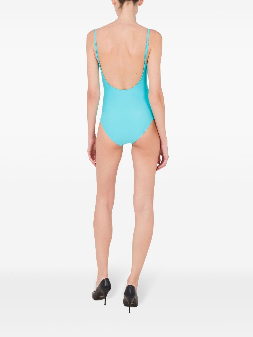 logo-print swimsuit - 4