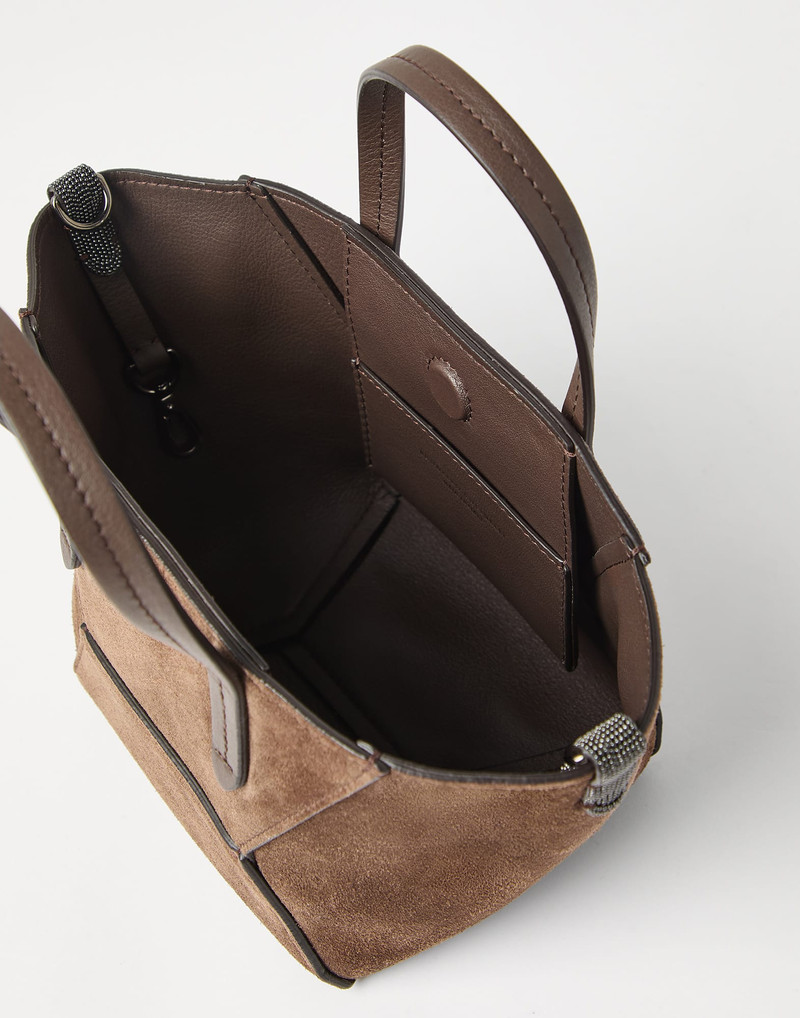 BC Duo mini bag in suede with monili 5