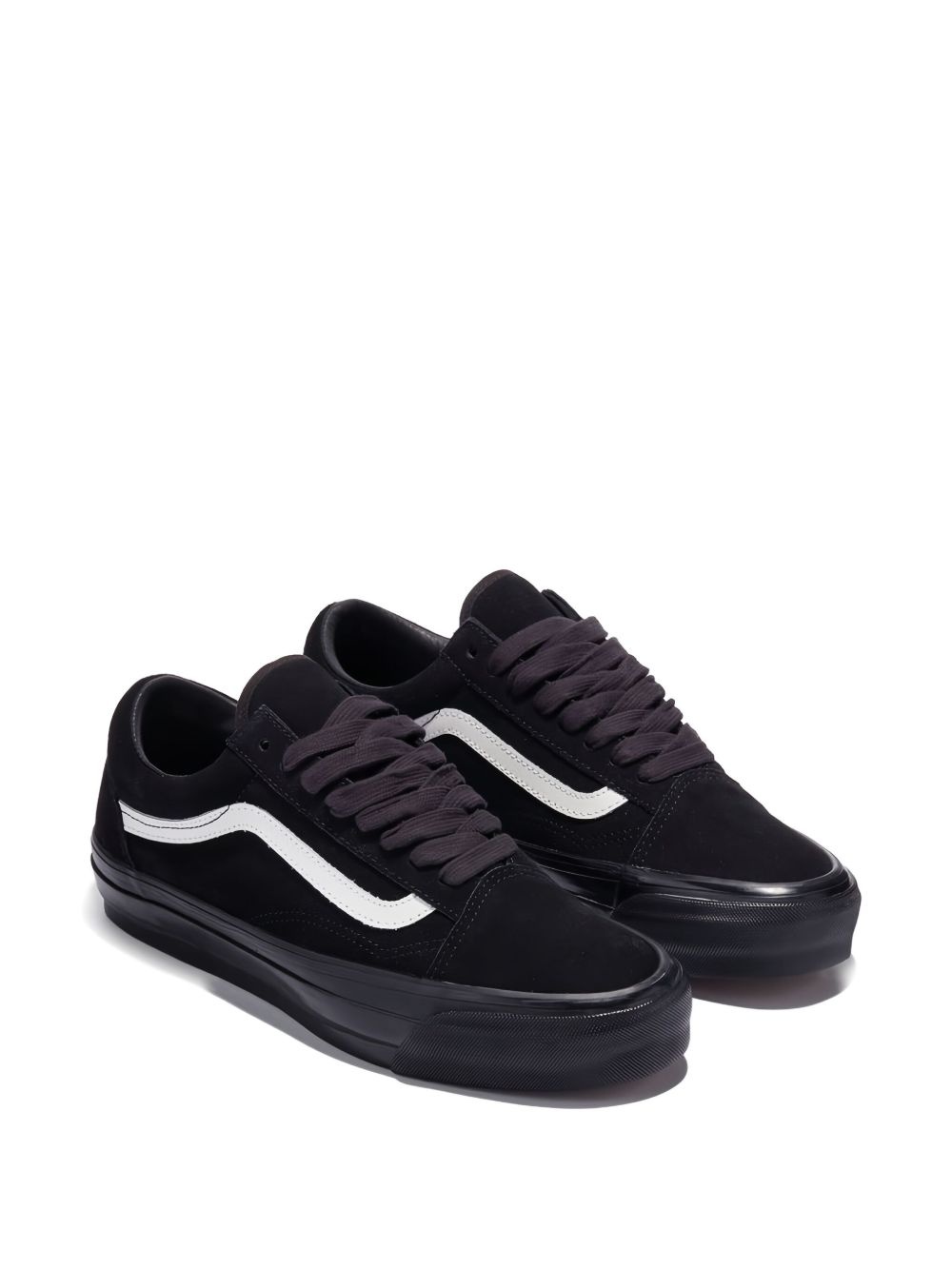 suede low-top sneakers - 2