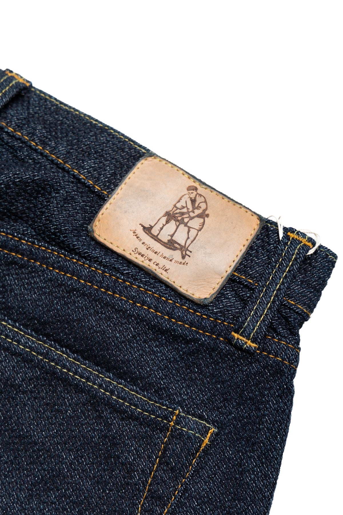 1170-1-ID Sashiko 5P Pants Loose Fit - Indigo x Indigo - 8