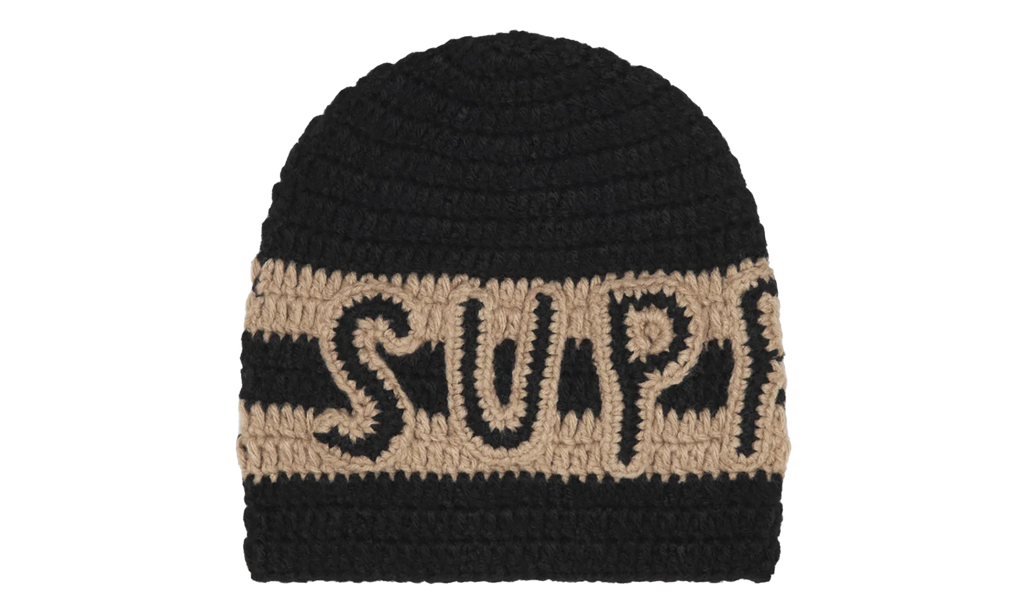 Crochet Logo Beanie "FW25 - Black" SU27869 - 1