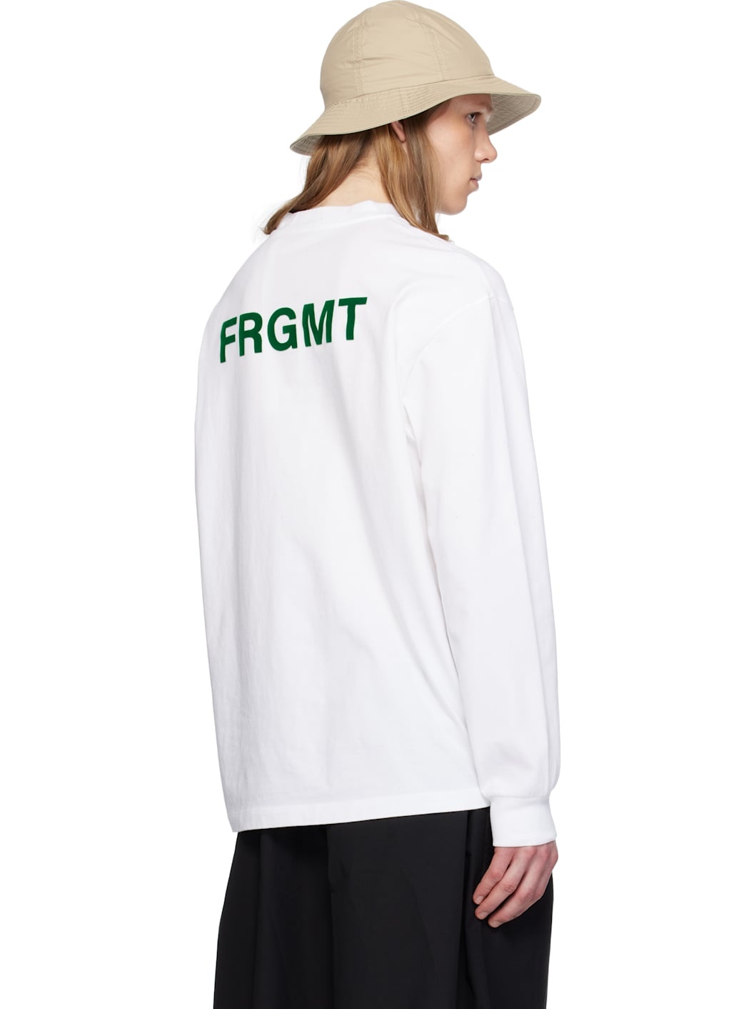 Moncler x FRGMT Hiroshi Fujiwara White Cartoon Logo T-shirt - 3