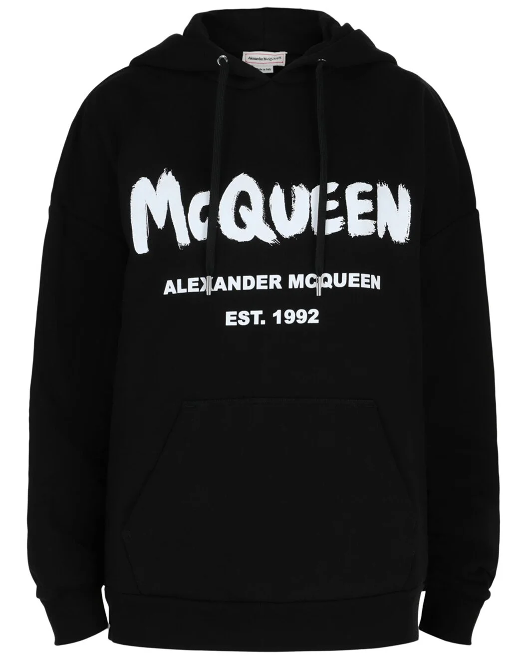 Alexander McQueen Graffiti Logo Hoodie - 1