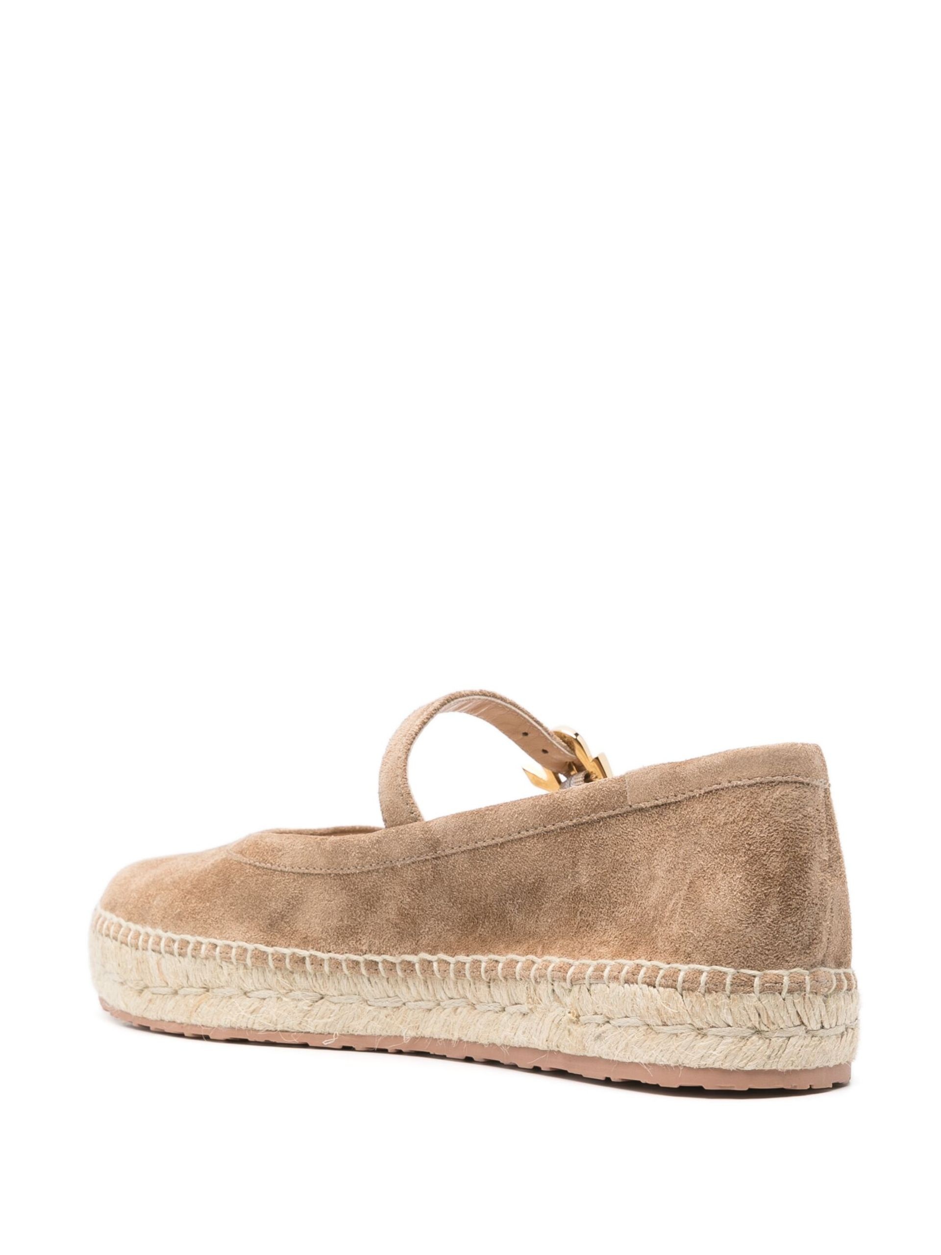 Brown Elda Suede Espadrilles - 3