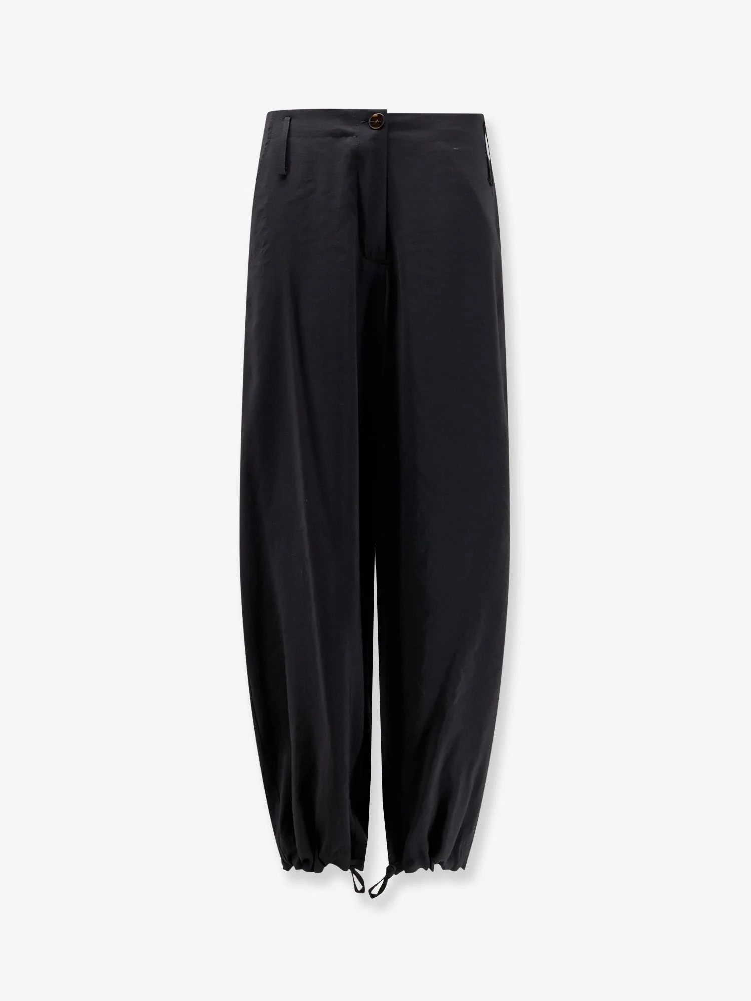 Alysi Modal Trousers With Drawstring Detail - 1