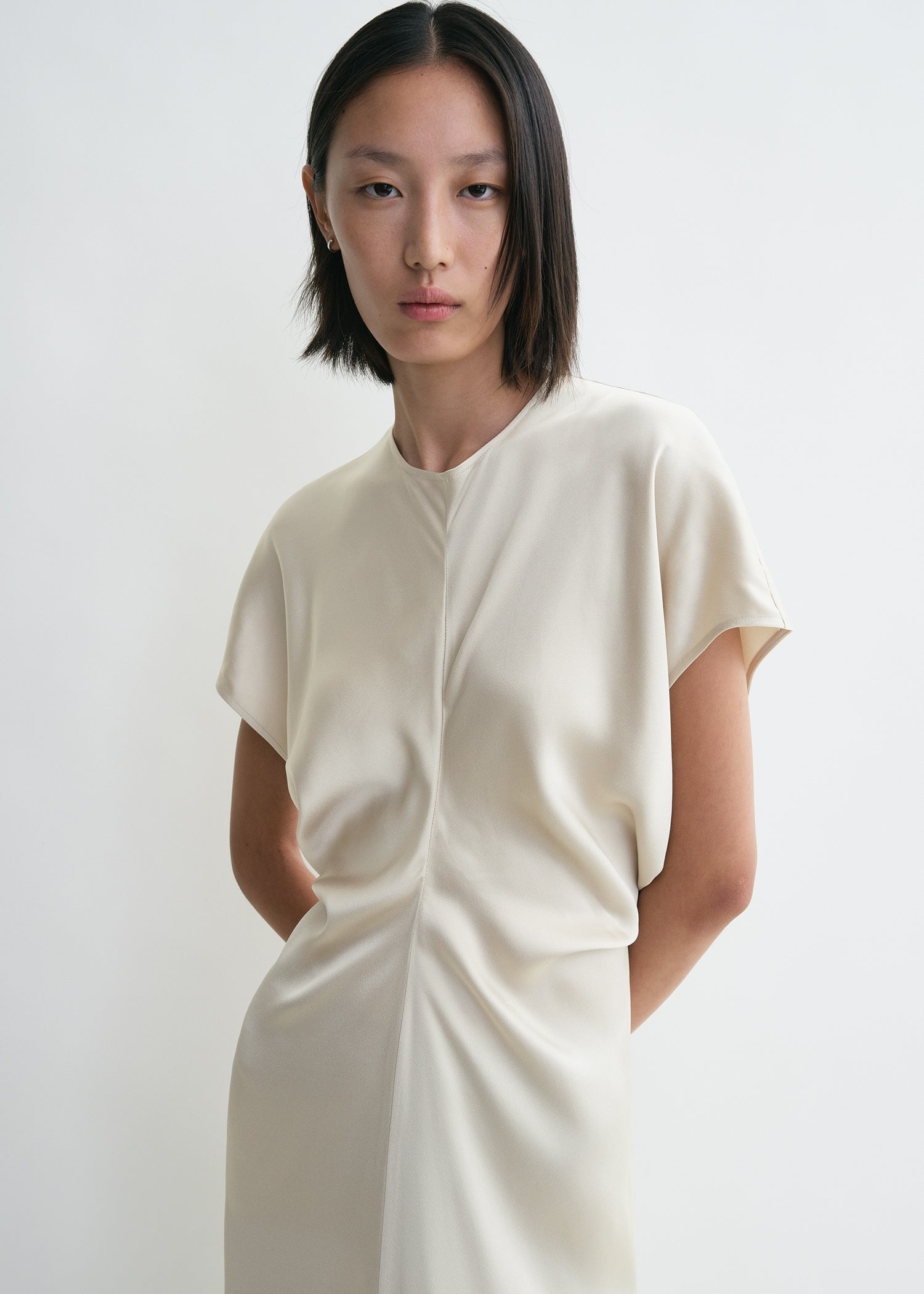 Slouch waist dress pearl - 5