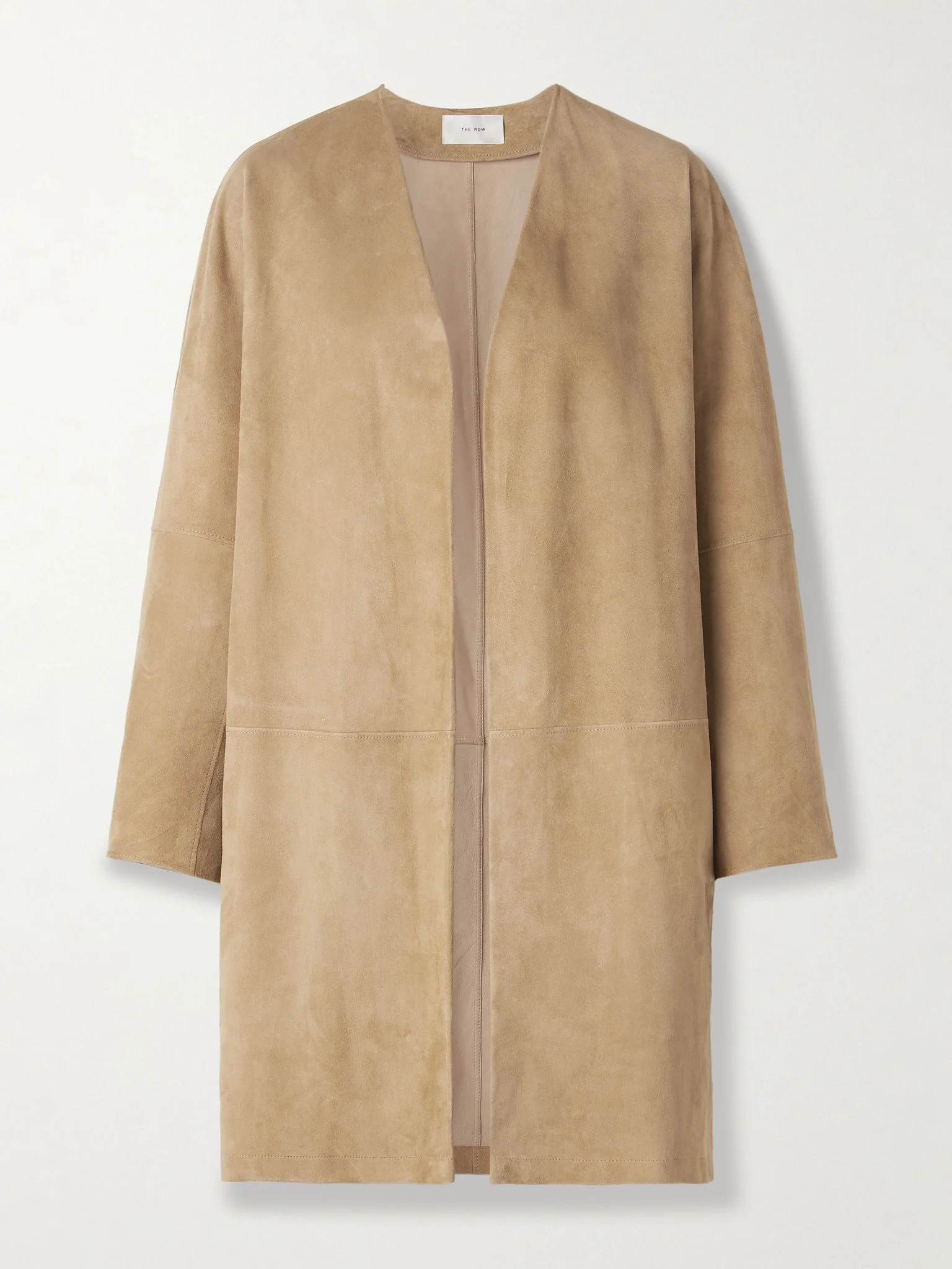 Alarico suede coat Beige - 1