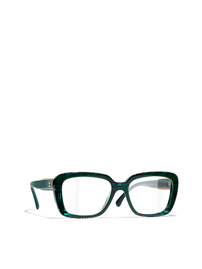 CHANEL CH3461 square-frame acetate eyeglasses outlook
