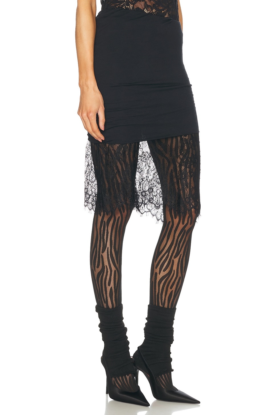 THE ATTICO Midi Skirt | forward | REVERSIBLE