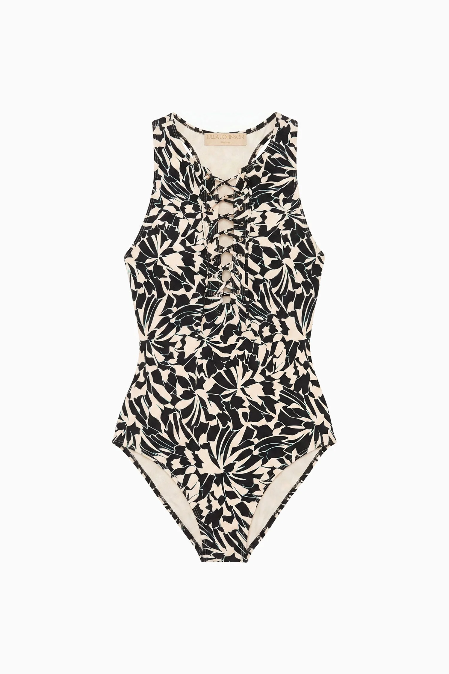Solina Lace Up Maillot - 1