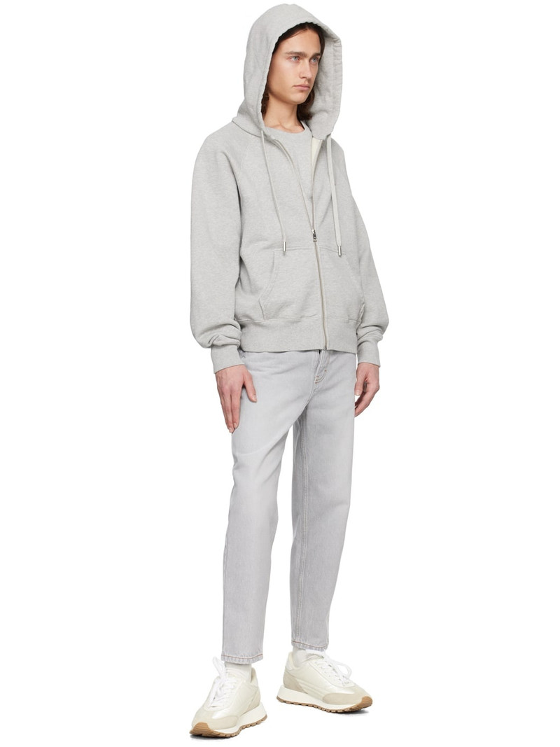AMI Paris Ami de Coeur Zipped 까마귀 outlook