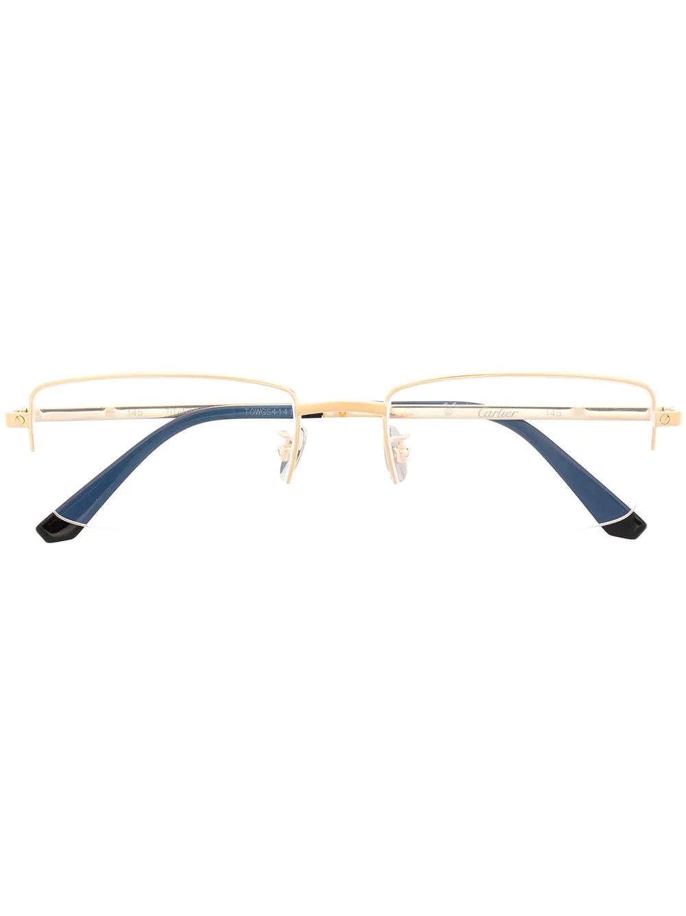 rectangular-frame glasses - 1