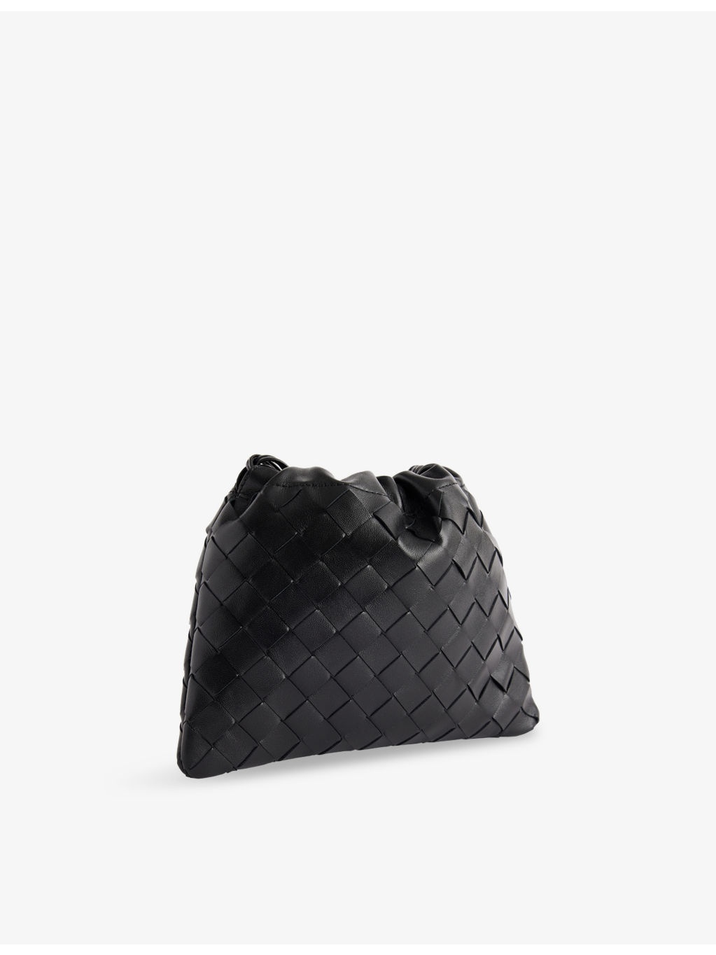 Mini Dustbag Leather Clutch Bag - 3