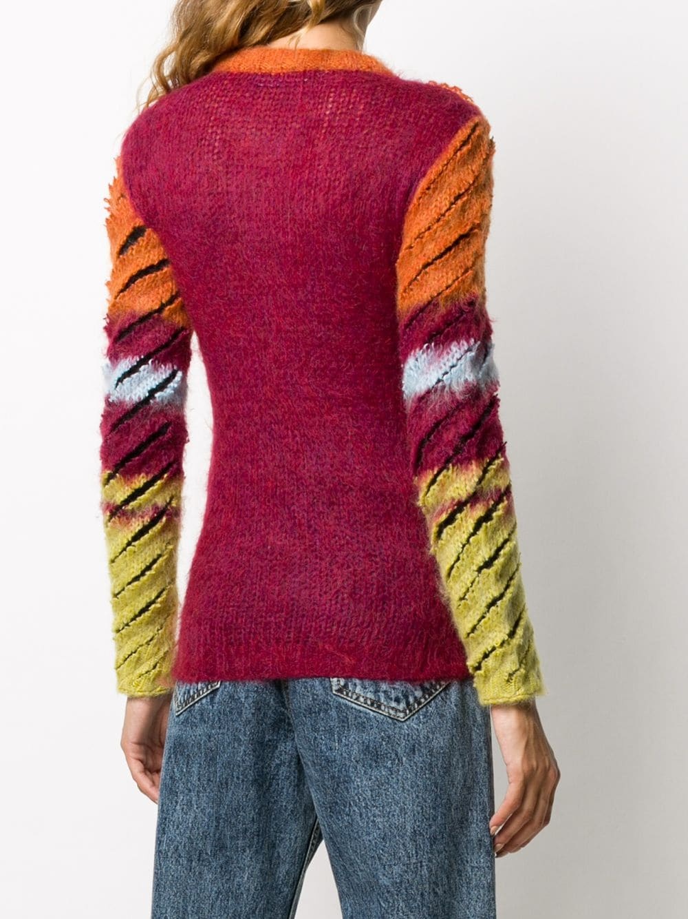 striped knit jumper - 4